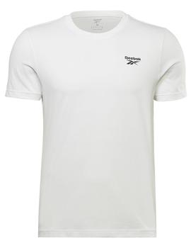 Camiseta Reebok Rl Left Chest Logo Blanco Hombre