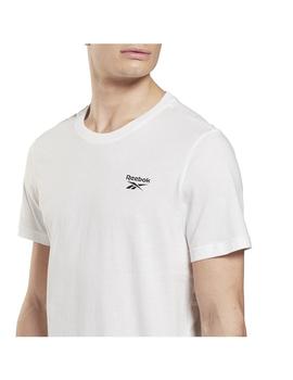 Camiseta Reebok Rl Left Chest Logo Blanco Hombre