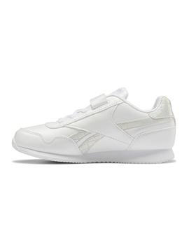 Zapatillas Reebok Royal CLJog Blanco/Plamet Niña