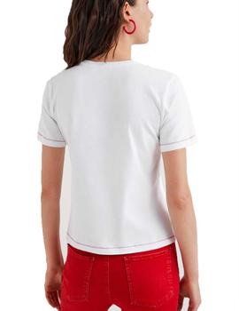 Camiseta Desigual Marga Blanco Mujer