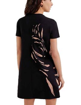 Vestido Desigual Guepardita Negro Mujer