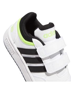 Zapatillas Adidas Hoops 3.0 Bl/Ne/Ve Niño