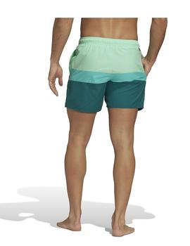 Bañador Adidas Block CLX SL Verde Hombre
