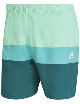 Bañador Adidas Block CLX SL Verde Hombre