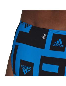 Bikini Adidas BARS AOP Azul/Negro Mujer