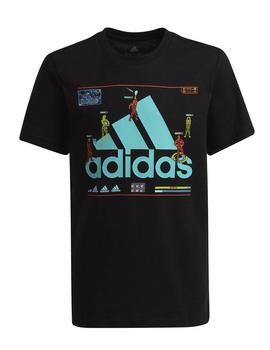 Camiseta Adidas B GMNG G T Negro Niño