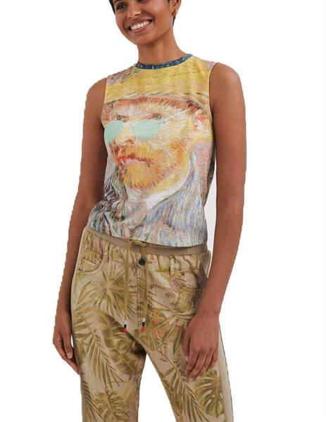 Camiseta multicolor mujer hotsell