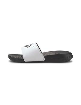 Chanclas Puma Popcat 20 PS Blanco/Negro Junior