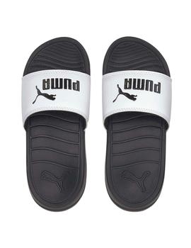 Chanclas Puma Popcat 20 PS Blanco/Negro Junior