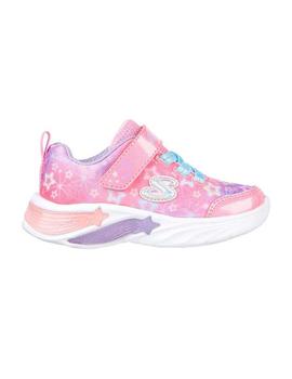 Zapatillas Skechers S-Lights Star Sparks Rosa Niña