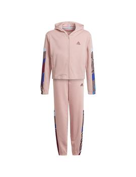 Chandal Adidas G AOP Cotton TS Rosa Niña