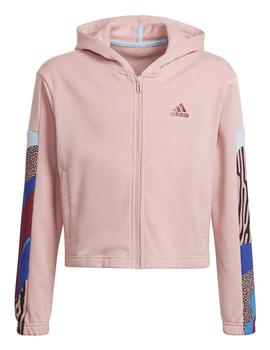 Chandal Adidas G AOP Cotton TS Rosa Niña