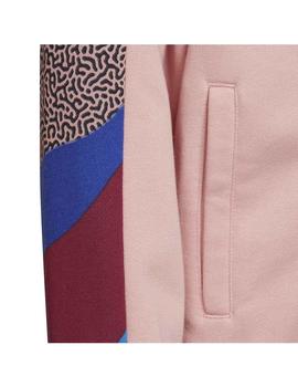 Chandal Adidas G AOP Cotton TS Rosa Niña