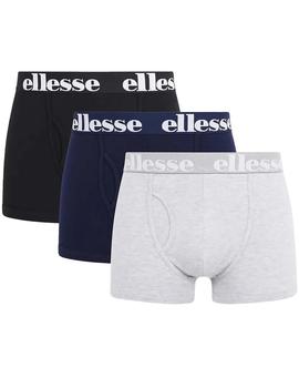 Boxers Ellesse Hali 3P Negro/gris/marino hombre