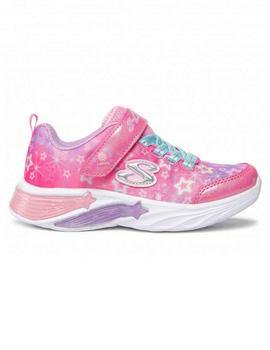 Zapatillas Skechers S-Lights Star Sparks Rosa Niña