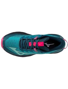 Zapatillas Mizuno Wave Daichi 7 Ver/Neg/Ros Mujer