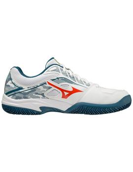 Zapatillas Mizuno Breakshot 3 CC Blan/Azu Hombre