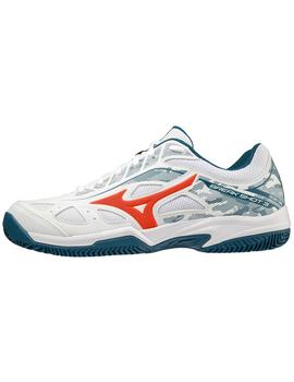 Zapatillas Mizuno Breakshot 3 CC Blan/Azu Hombre