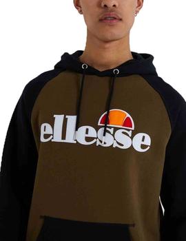 Sudadera Ellesse Taliamento Oh Caqui/Negro Hombre