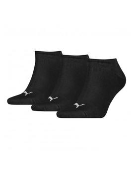 Calcetines Puma Sneaker Plain 3P Negro