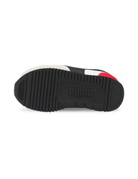 Zapatillas Puma R78 V Inf Blanco/Negro/Rojo