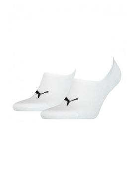 Calcetines Puma Footie 2P High Cut Blanco