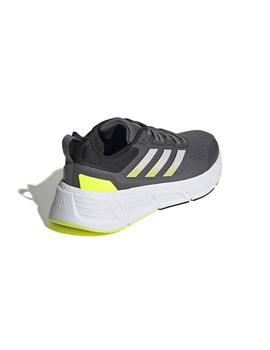 Zapatillas Adidas Questar Gris/Verde Hombre