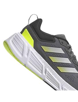 Zapatillas Adidas Questar Gris/Verde Hombre