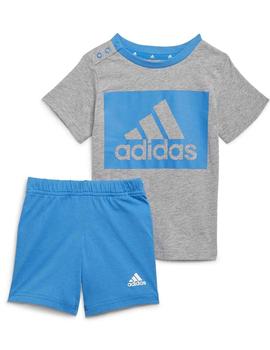 Chandal Adidas BL T Set Gris/azul bebé