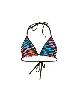 Top de Bikini Puma Black Multicolor Mujer