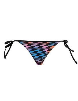 Braga de bikini Puma Black Multicolor Mujer