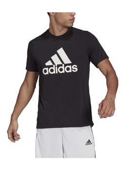 Camiseta Adidas M FR LG T Negro/Blanco Hombre