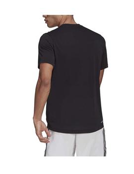 Camiseta Adidas M FR LG T Negro/Blanco Hombre