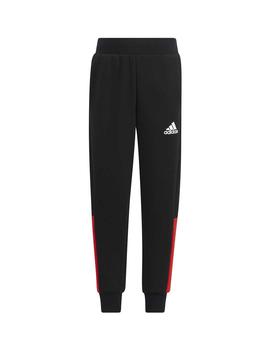 Chandal Adidas LK Logo FL Negro/Rojo Niño