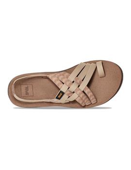 Sandalias Teva W Voya Strappy Beige/Marron Mujer