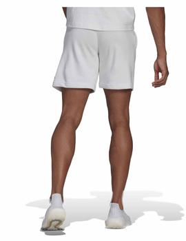 Pantalon corto Adidas M FI 3BAR Blanco/Verd Hombre
