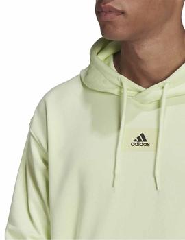 Sudadera Adidas M FV HD Verde Hombre