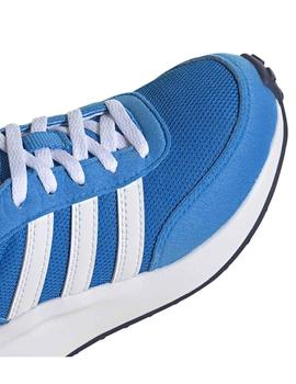 Zapatillas Adidas Run 70s K Azul/Blanco