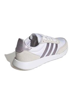 Zapatillas Adidas Run 60s Blanco/Rosa Mujer