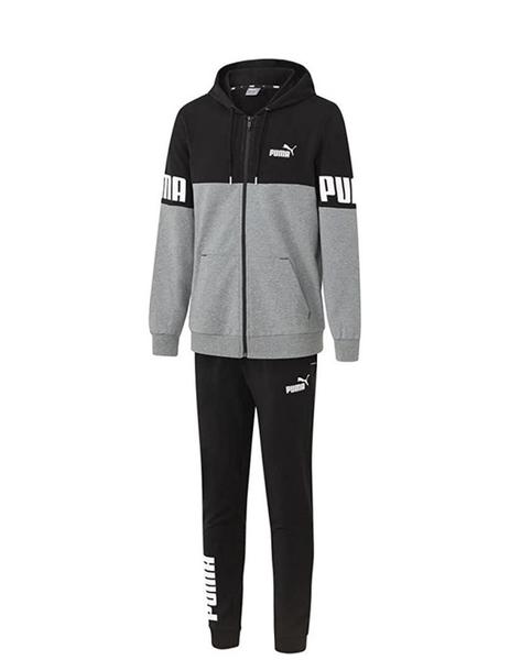 Chandal Puma Logo Niño Negro