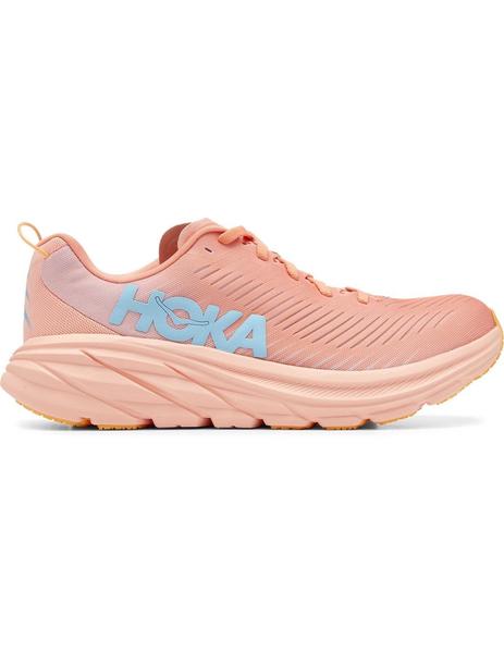 Zapatilla Hoka Rincon 3 Salmon Gris Mujer