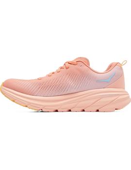 Zapatilla Hoka Rincon 3 Salmon/Gris Mujer