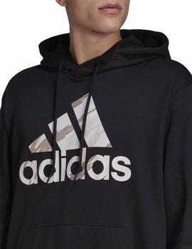 Sudadera Adidas M Camo HD Negro Hombre