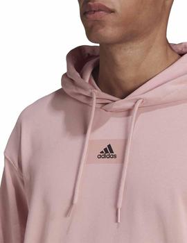 Sudadera Adidas M FV HD Rosa Hombre