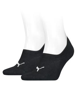 Calcetines Puma Footie 2P High Negro