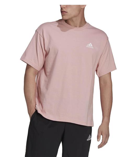 Camiseta M SL T Rosa Hombre