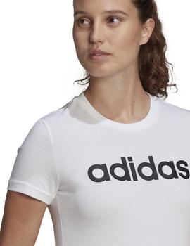Camiseta Adidas W Lin T Blanco Mujer