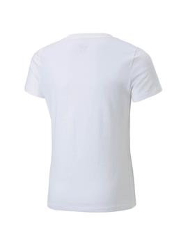 Camiseta Puma Alpha Tee G Blanco Niña