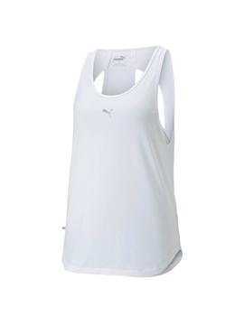 Camiseta Puma Run Cloudspun Tank Blanco Mujer