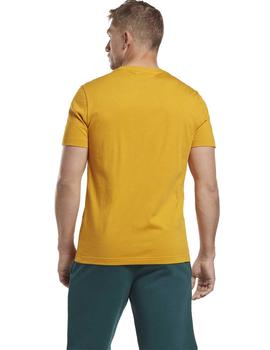 Camiseta Reebok RI Big Logo Amarillo/Blanco Hombre